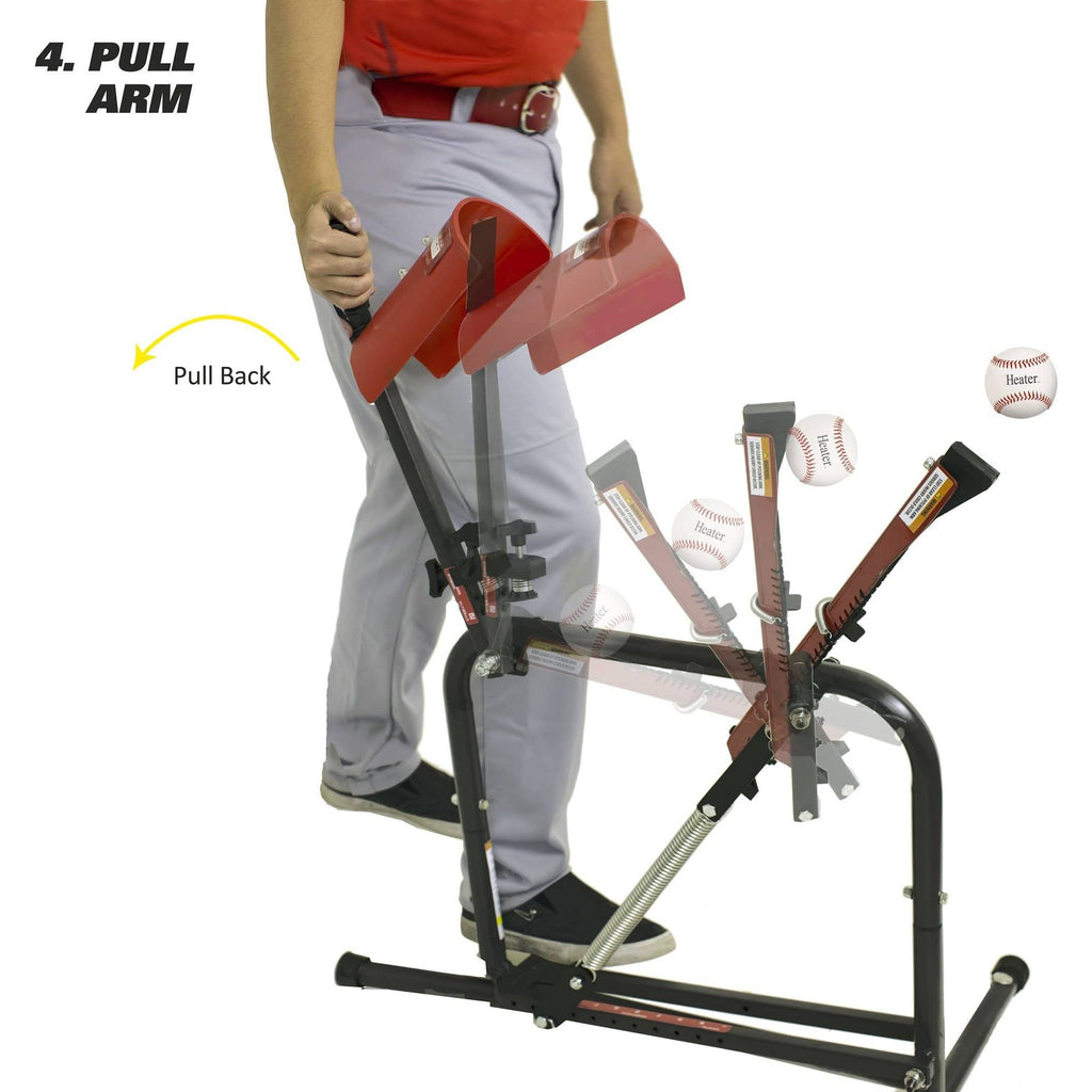 Speed Pitch Machine Heater Perfect Pitch 45 MPH Mechanical Pitching Machine HC129 – Pro ...