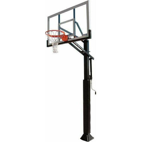 Ironclad GameChanger 36"x60" Adjustable In-Ground Basketball Hoop GC55-LG