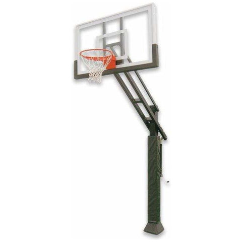 Ironclad Triple Threat Adjustable In-Ground Basketball Hoop TPT554-LG
