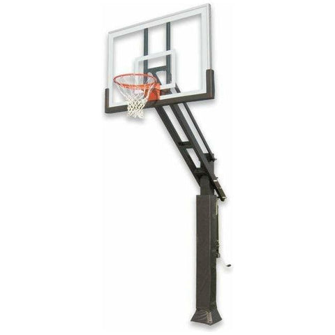 Ironclad Triple Threat Adjustable In-Ground Basketball Hoop TPT664-XL
