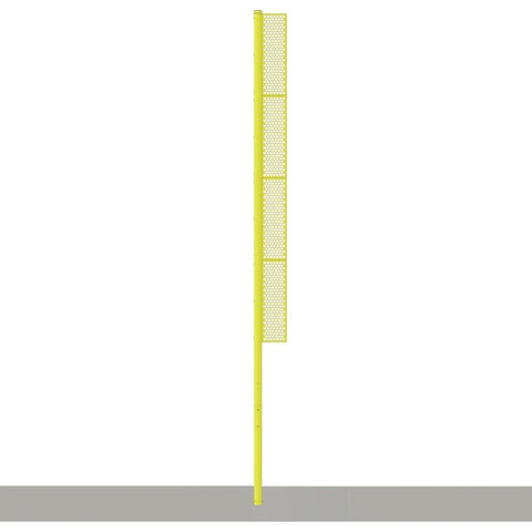 Jaypro Baseball Foul Poles - Professional (30') - (Surface Mount) (Yellow) BBFP-30SM