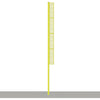 Image of Jaypro Baseball Foul Poles - Professional (30') - (Surface Mount) (Yellow) BBFP-30SM