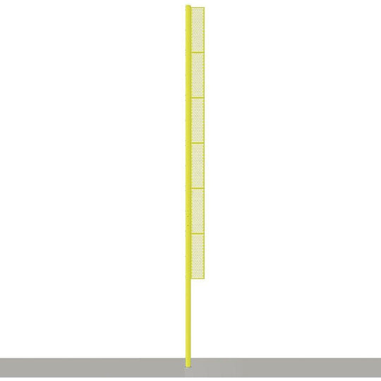 Jaypro Baseball Foul Poles - Professional (40') - (Surface Mount) (Yellow) BBFP-40SM