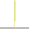 Image of Jaypro Baseball Foul Poles - Professional (40') - (Surface Mount) (Yellow) BBFP-40SM