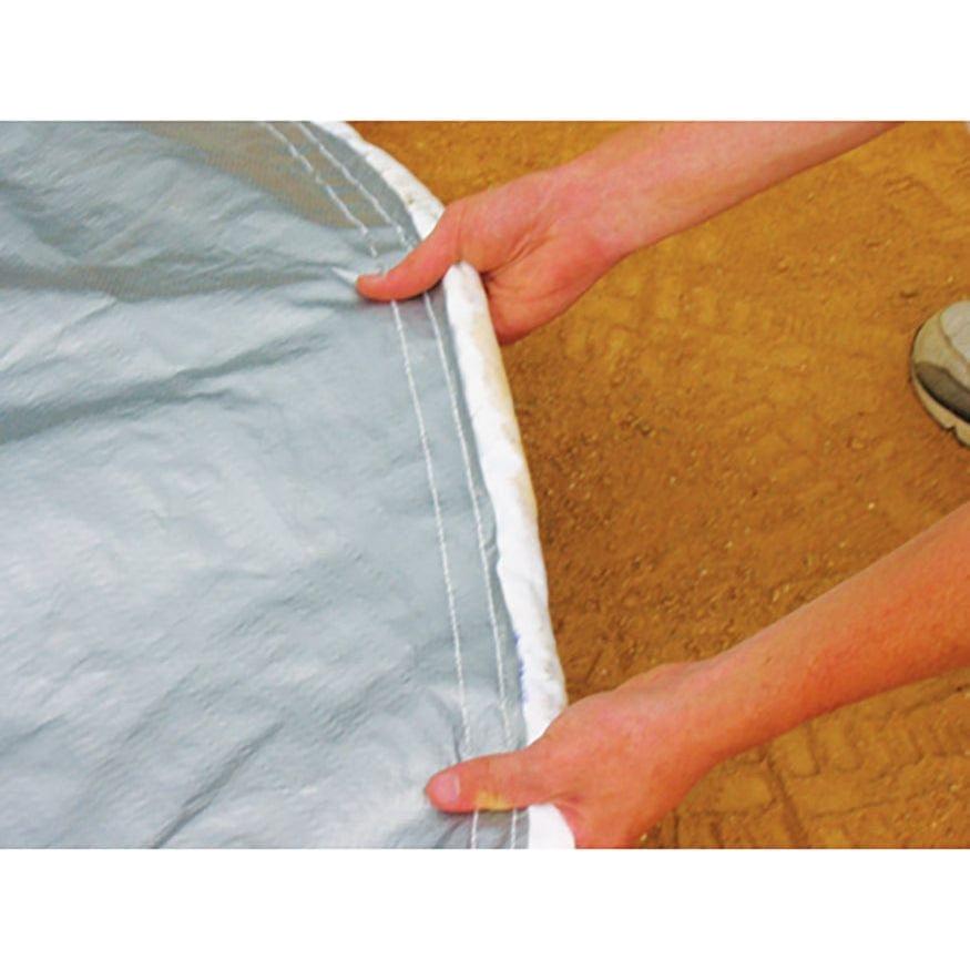 round tarp Jaypro Baseball Tarp with Weighted Hem (18' Round