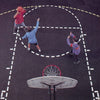 Image of Jaypro Basketball Court Stencil (Regulation Size) BCS-1