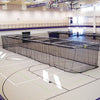 Image of Jaypro Batting Cages - Ceiling Suspended, Retractable (70'L x 12'W x 11'H) BBC-700B