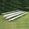 Image of Jaypro Bleacher - 15' (4 Row - Single Foot Plank) - All Aluminum BLCH-4AL