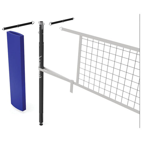 Jaypro Carbon Ultralite Volleyball Net Center Upright System (3-1/2 in. Floor Sleeve) PVBC-900