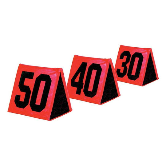 Jaypro Football Foldable Sideline Markers (Set of 11) FSM-11