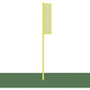 Image of Jaypro Foul Poles - Collegiate Surface Mount (15') (Yellow) BBSBFP-15SM