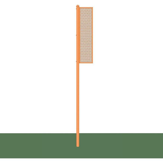 Jaypro Foul Poles - Softball Collegiate (12') - (Yellow) SBCFP-12