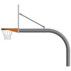 Image of Jaypro Gooseneck Basketball System (5-9/16" Pole with 6' Offset) 54"W x 36"H Aluminum Fan Backboard