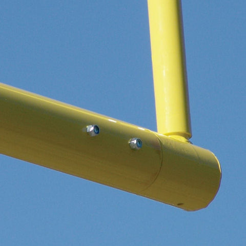 Jaypro Max-1 Football Goal Posts 20' Uprights 6' Offset (Leveling Plate)