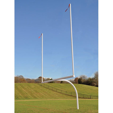 Jaypro Max-1 Football Goal Posts 20' Uprights 6' Offset (Leveling Plate)