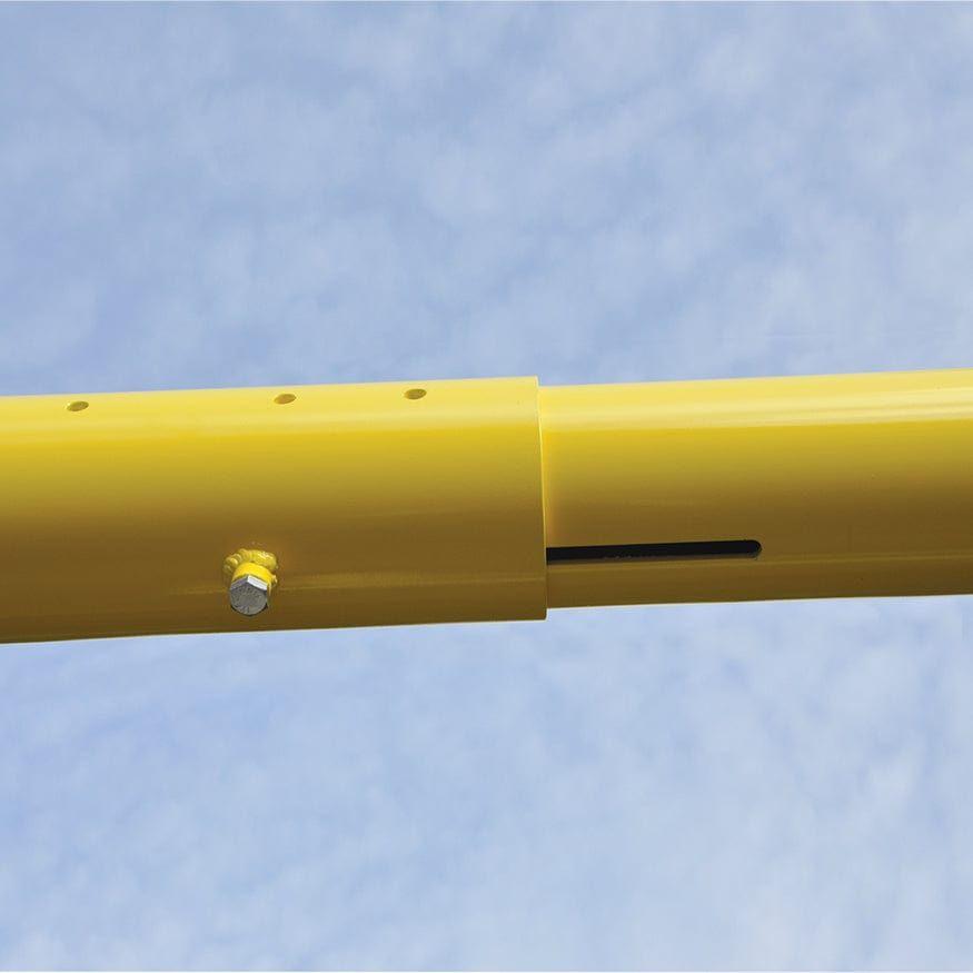 Contract Goal Posts Jaypro Max-1 Football Goal Posts 20' Uprights 8' Offset (Semi-Permanen ...
