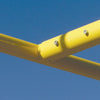 Image of Jaypro Max-1 Football Goal Posts 30' Uprights 8' Offset (Leveling Plate)