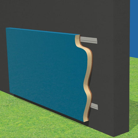 Jaypro Padding - Wall 4' High (Outdoor) WPO-44RB