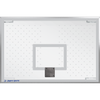 Image of Jaypro Perforated Poly-Carbonate Rectangle Backboard (Indoor)