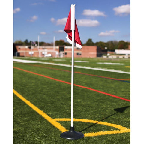 Jaypro Premium Corner Flags with Rubber Base (Set of 4) RBF-4