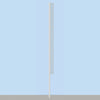 Image of Jaypro Softball Foul Poles - 40' (Professional) (Surface Mount) SBFP-40SMWT