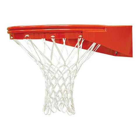 Jaypro Straight Post Basketball System (4-1/2" Pole with 4' Offset) 56"W x 36"H Aluminum Fan Backboard