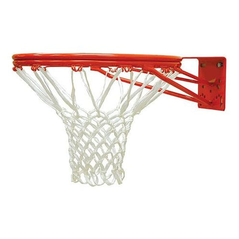 Jaypro Straight Post Basketball System (5-9/16" Pole with 6' Offset) 72"W x 42"H Perforated Aluminum Backboard