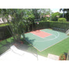 Image of Jaypro The Church Yard Basketball System (4" Sq. Pole with 40" "Play Safe" Area) 54" Aluminum Fan Backboard