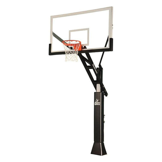 Jaypro Titan Basketball System (6"x 6" Pole with 4' Offset)