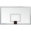 Image of Jaypro Titan Basketball System (6"x 6" Pole with 4' Offset) 72" Glass Backboard (Surface Mount)