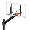 Image of Jaypro Titan Basketball System (6"x 6" Pole with 6' Offset) 72" Glass Backboard