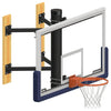 Image of Jaypro Wall-Mounted Basketball Backstop 72"W x 42"H Glass Backboard (Indoor)