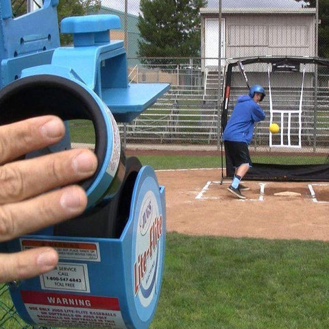 JUGS Lite-Flite Pitching Machine for Baseball & Softball M6000