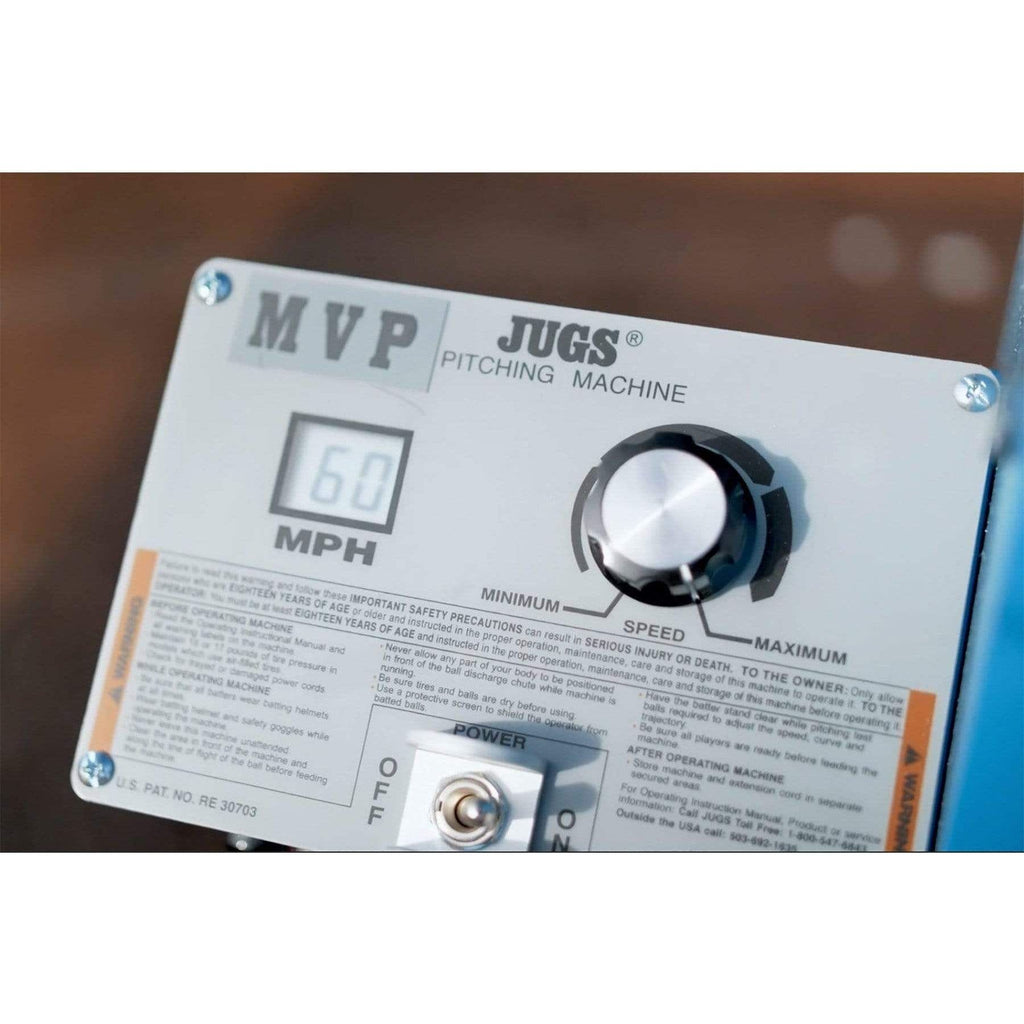 Pitching Machine Control Panel JUGS MVP Pitching Machine | Baseball & Softball Trainer | Pro Sports Equip