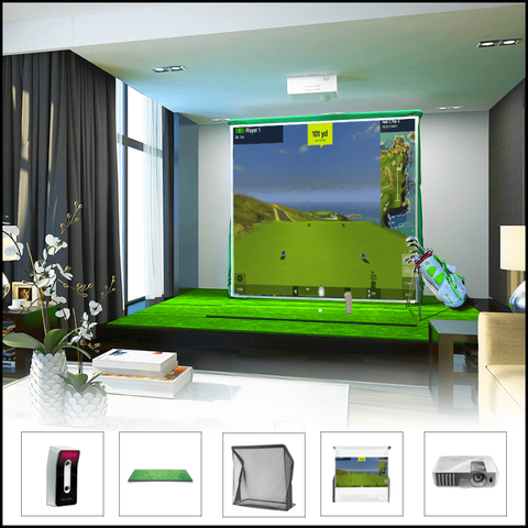 Optishot Golf In A Box 3 BallFlight Simulator Series GIAB3
