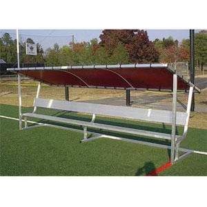 PEVO 15' Covered Bench with Backrest TBC-15PC