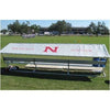 Image of PEVO 21' Covered Bench with Backrest TBC-21PC