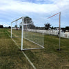 Image of PEVO 8x24 World Cup Soccer Goal Net - 8' x 24' x 6' x 6' - 4mm