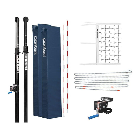 Porter 3" Powr Carbon II VB Competition Plus Volleyball System 20930