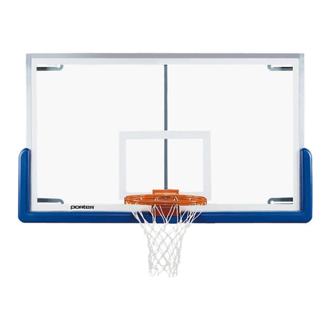 Porter 72"X42" Glass Pro Strut Basketball Backboard Package 20410