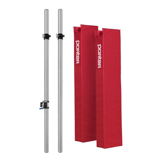 Porter Volleyball Powr Rib II End Standards With Pads