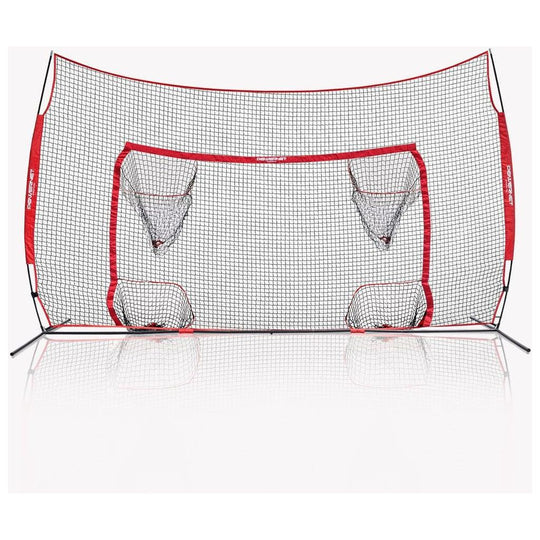 Powernet 16x10 Ft Soccer Goal Combo Barrier 1214