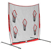 Image of Powernet Football QB Pass Accuracy Trainer 8'x 8' Portable Passing Net 1127