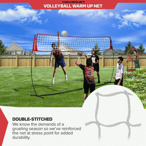 Powernet Freestanding Volleyball Warm Up Net 1178