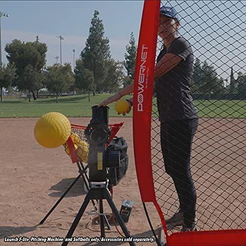Powernet Launch F-lite Baseball & Softball Pitching Machine | Pro ...