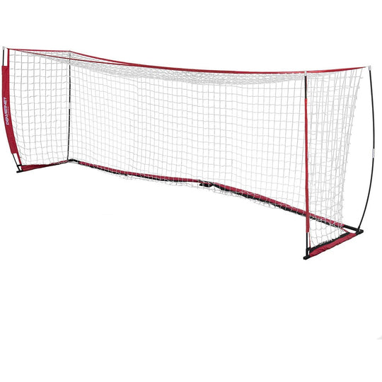 Powernet Soccer Goal Regulation Size 24x8 W/ Wheeled Carry Bag S007