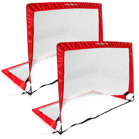 Powernet Soccer Popup Net Portable Goal 4'x3' (PAIR) S004