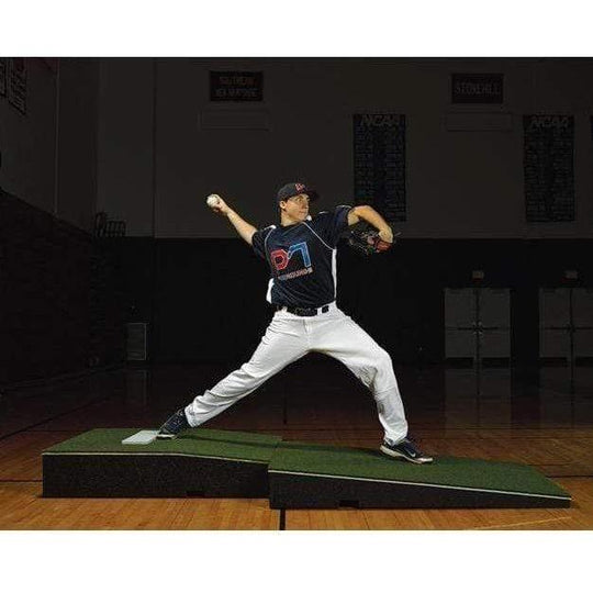 ProMounds Pro Two-Piece Baseball Pitching Mound Green Turf MP2031