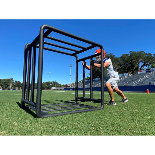 About American Football Training Equipment, Free Demos & Drills for  Offensive Linemen and Defensive Positions, Buy Blocking Shields, Pads, and  Gloves Online