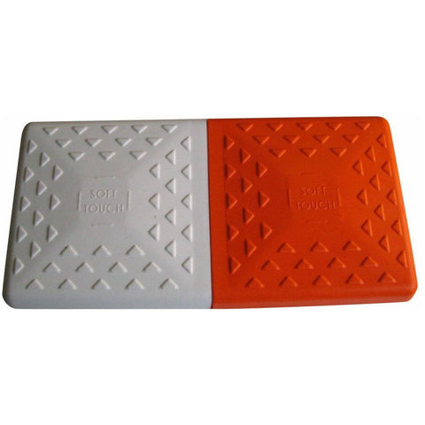 Soft Touch Set Of 14” Spike Down Base Covers W/ Double First Base And Mounting System S14DBL-SET